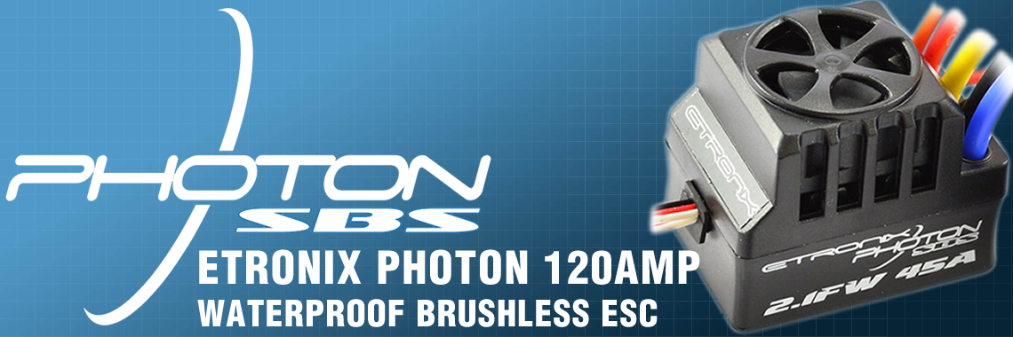 Etronix Photon 2.1FW 120amp Full Waterproof Brushless ESC